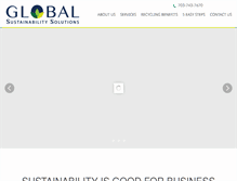 Tablet Screenshot of globalsustainabilitysolutions.com